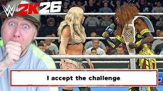 WWE 2K26 UNIVERSE MODE NAOMI JUST ACCEPTED LIV MORGANS CHALLENGE
