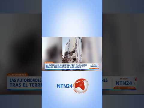 Video Potente terremoto sacudió Indonesia: 7.7 de magnitud