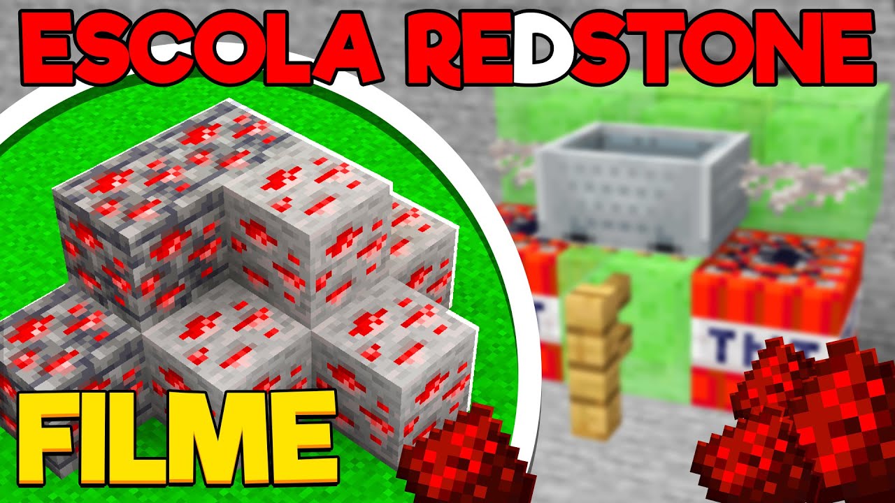 APRENDA TUDO SOBRE REDSTONE - ESCOLA REDSTONE O FILME