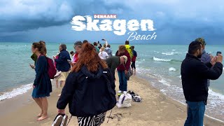 Skagen Beach Denmark🇩🇰 2023 | The Top Of Denmark | Where Two Seas Meet | 4k Walk #seafood