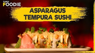 Asparagus Tempura Sushi | Easy Sushi Recipe by Times Foodie 961 views 3 months ago 3 minutes, 18 seconds