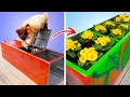 How to Make a Flower Pot And Vertical Garden Bed For Plants