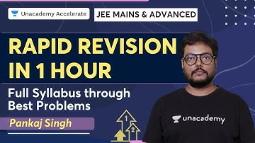 Rapid Revision in 1 Hour through Best Problems | JEE Mains & Advanced 2022 | Pankaj Singh