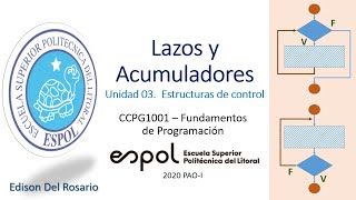 Lazos o Bucles y Acumuladores en Python -Estructuras de control en programación