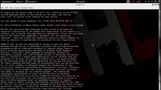 How to Whois web with Katana Framework screenshot 4