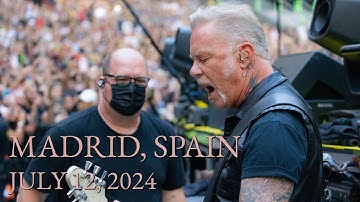 Metallica: Live In Madrid, Spain (July 12, 2024) [Full concert multicam]