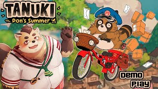 【TANUKI Pon's Summer】Demoplay #1 ついにたぬきゲーのデモが出たらしい！やるしか！【神楽狸丸/Vtuber】