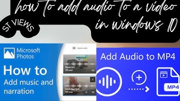 How to Add Custom Audio | Windows 10 Free Video Editor Tutorial