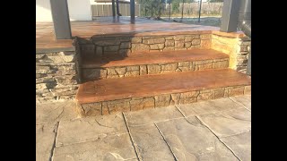 видео: Ступеньки в виде старого дерева из бетона. Александр Макеенко. Steps Decorative plaster Art concrete картинка: Ступеньки в виде старого дерева из бетона. Александр Макеенко. Steps Decorative plaster Art concrete