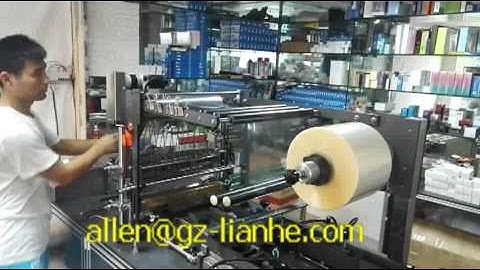 Automatic cellophane packing machine,  how to install BOPP film to machine