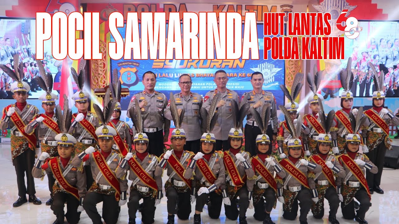 POCIL SAMARINDA DI HUT LANTAS KE 68 POLDA KALTIM