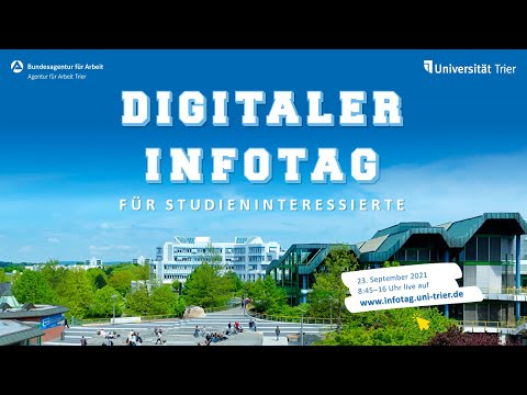 Digitaler Infotag an der Universität Trier 2021