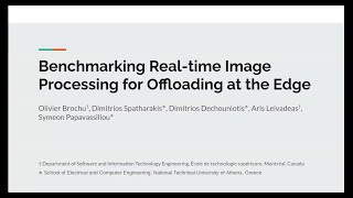 Benchmarking Real-time Image Processing for Offloading at the Edge