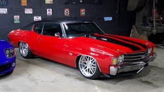 LS swapped and bagged 72 Chevelle walk around