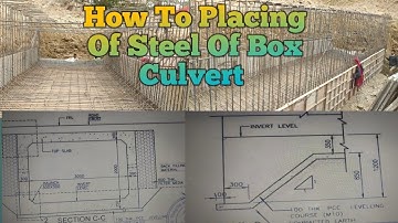 How To Placing Of Box Culvert steel? Box Culvert का Steel placing कैसे करते हैं?