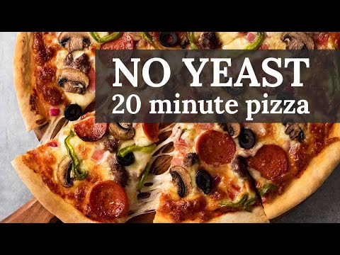 20 Minute NO YEAST Pizza