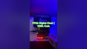 Altera FPGA Digital Clock | VHDL Code Tutorial