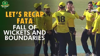 Lets Recap FATA FOW & Boundaries | Peshawar vs FATA | Pakistan Cup 2023/24 | PCB | M1V1A