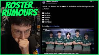 Caedrel Reacts To LCK Roster Rumours & Other News