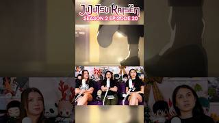 HE'S HERE! #jujutsukaisen #yujiitadori #aoitodo #anime #reaction