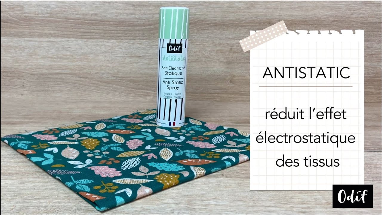 AntiStatic - Anti Electricité Statique - Odif, Colles, Vernis et Couleurs  pour les loisirs créatifs