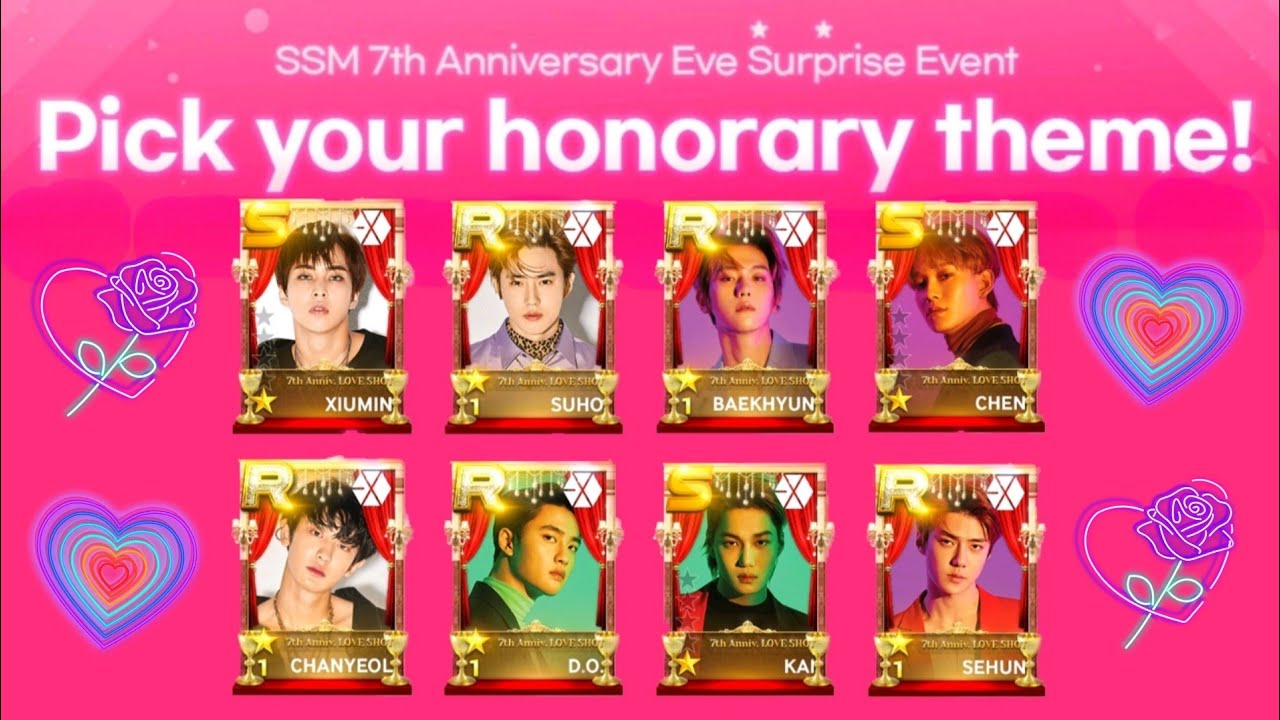 EXO チェン superstar smtown 7周年 当選品 Superstar SMTOWN | EXO SSM 7th Anniversary 'Love Shot' Event