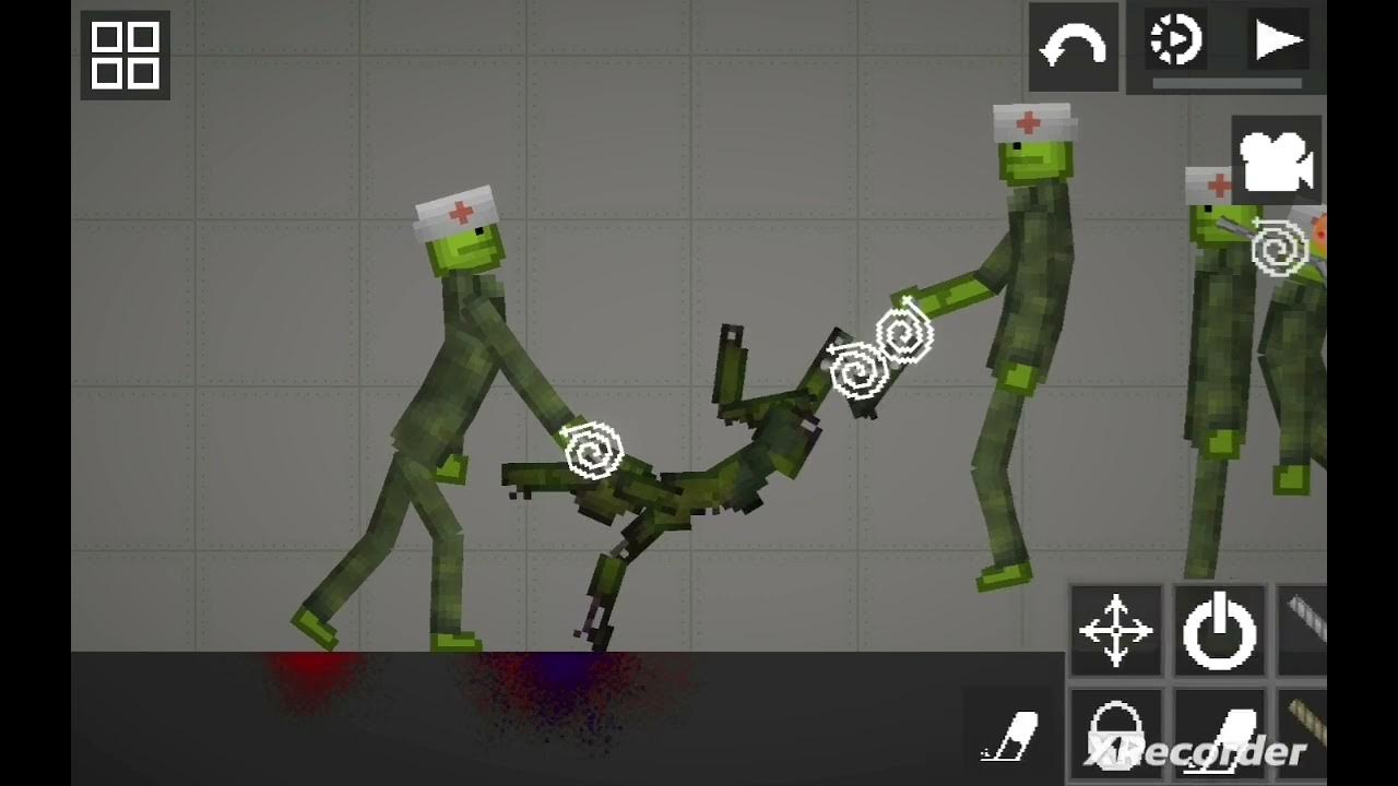 playing melon playground zombie part 1 game link in the Description