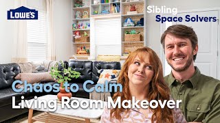 ‘Chaos to Calm’ Living Room Makeover | Sibling Space Solvers