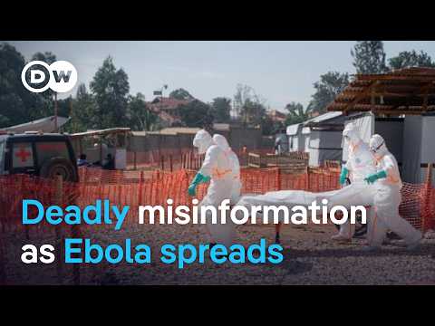 As Ebola's spread outpaces containment, misinformation is making it worse&nbsp;| DW News

As Ebola's spread outpaces concerted containment efforts, misinformation and false rumors are helping the virust spread.&nbsp;Host Eddy Micah Jr speaks with the head of the Africa Centres for Disease Control and Prevention.

#Ebolas #spread #outpaces #containment #misinformation