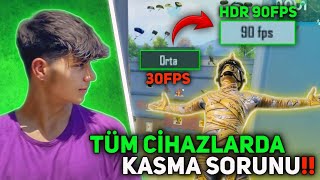 90 FPS NASIL YAPILIR PUBG MOBİLE 2024❗TÜM CİHAZLARDA KASMA SORUNUNUN ÇÖZÜMÜ 3.1