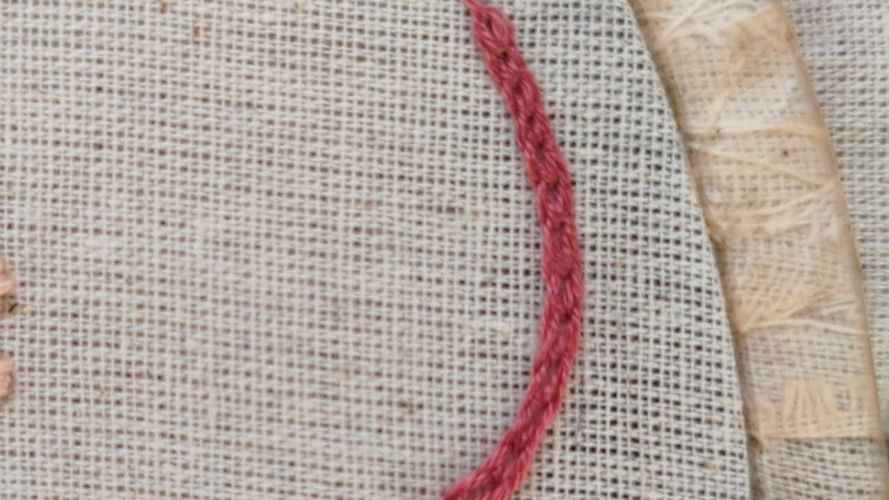 Basit nakış teknikleri(Çift zincir tekniği)