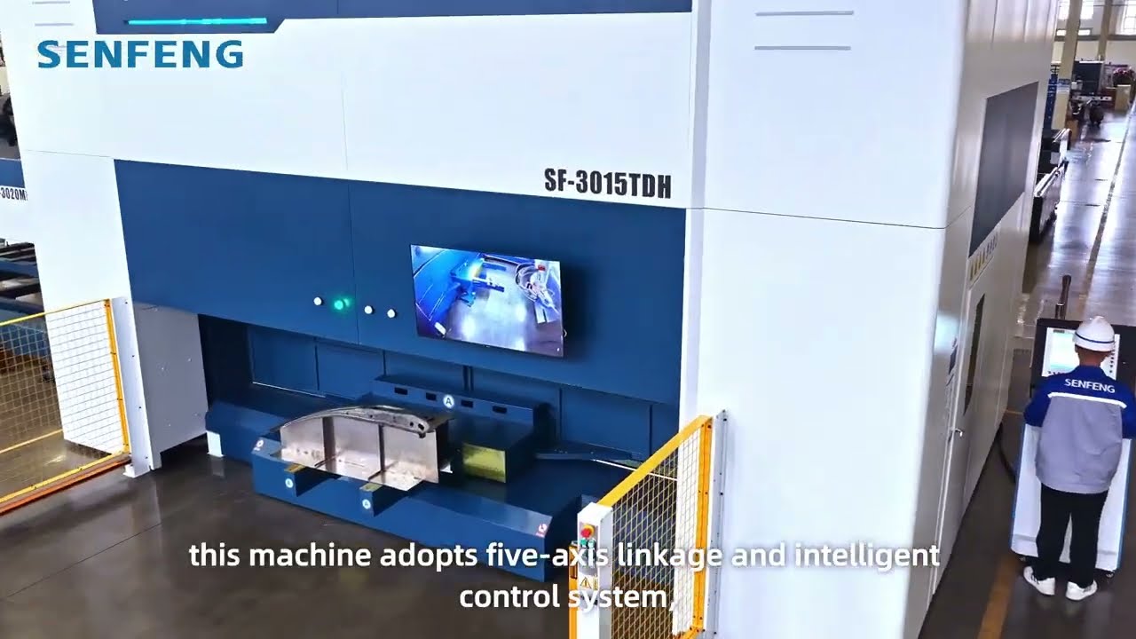 SF3015TDH 3D 5-Axis Laser Cutter | Showcase & Introduction - YouTube