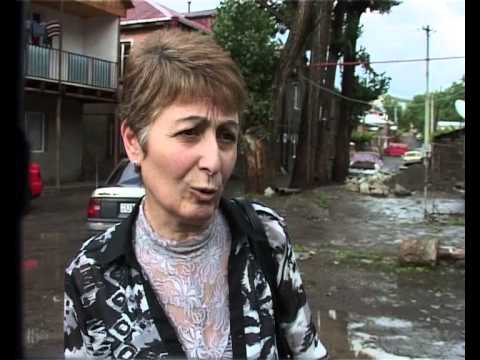 ახალციხეში სტიქიამ საცხოვრებელი სახლები დატბორა