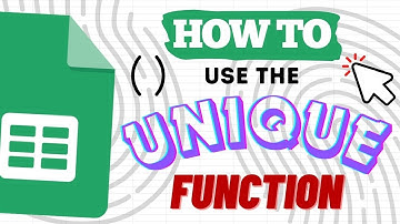 How to Use the UNIQUE Function in Google Sheets (Simple Formula)