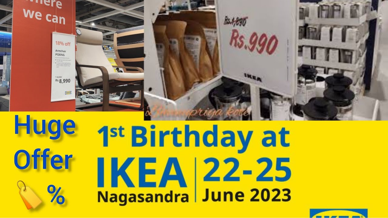 IKEA Bangalore great offer Best products at IKEA aniversary offer
