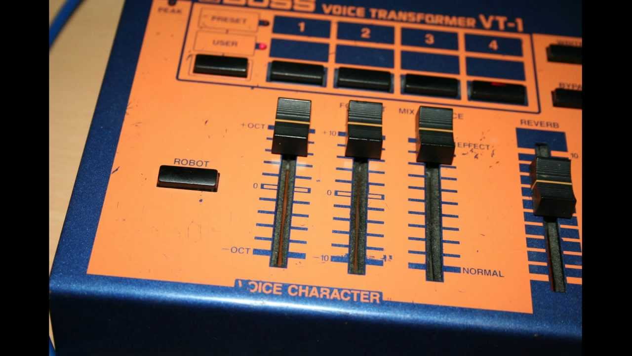 Demo Boss VT1 + guitar - YouTube