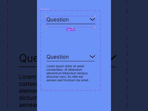 Creating an Interactive Accordion in Figma | Figma Accordion