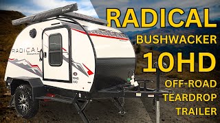 A RADICAL Off-Road Teardrop Trailer | Bushwhacker 10HD Radical - 2024 model