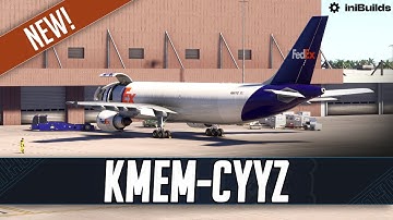 Flying the *NEW* iniBuilds A300 for MSFS2024 | Real World Fedex OPS / Career Mode OPS
