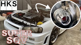 【ER34スカイライン】ブローオフの音と取付け方を紹介します【Mitsuru CAR LIFE #54】ER34 SKYLINE HKS SUPER SQV