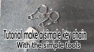 making a simple  key chain.