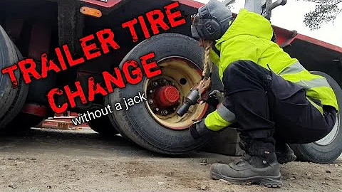 TRAILER TIRE CHANGE - Angelica Larsson