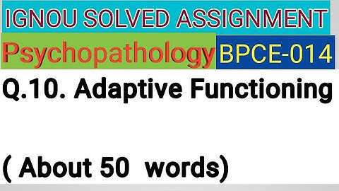 IGNOU SOLVED ASSIGNMENT BPCE-014 Q.10
