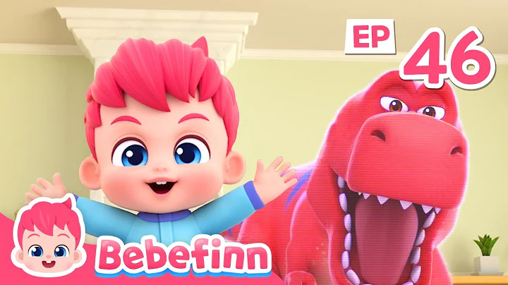 T-rex 🦖 Roar! | EP46 | Bebefinn Dinosaur Songs for Kids | Nursery Rhymes & Kids Songs