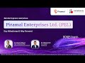 Piramal Enterprises Ltd Webinar