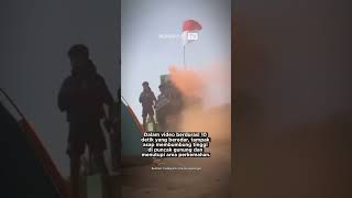Viral Tiga Pemuda Nyalakan Flare Di Gunung Andong