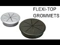 Hafele Flexible Top Cable Grommet | Large or Small Plugs