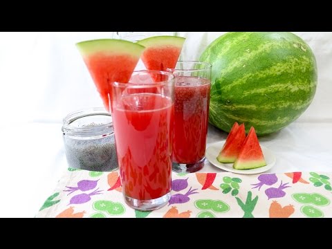 Watermelon and Basil Seed Drink - Episode 95