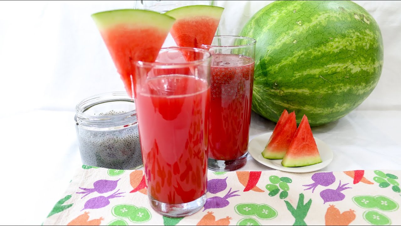 Watermelon and Basil Seed Drink Episode 95 YouTube