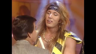 American Bandstand - Stryper (Interview by Dick Clark) (1988) (Christian Metal Band) (Vintage) [HD]